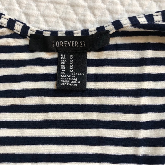 Navy Stripped Bodysuit - Picture 5 of 6